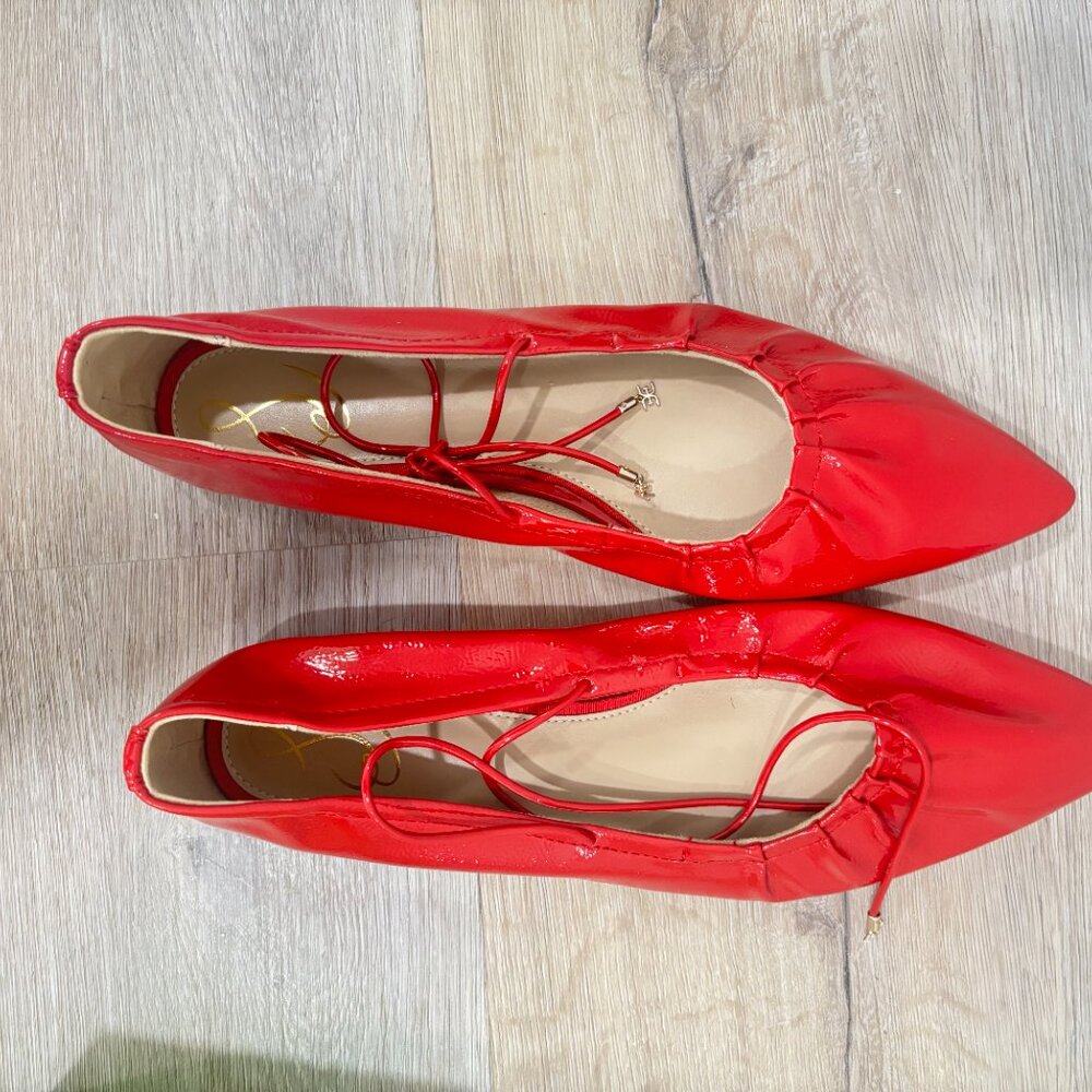 Sam Edelman Women’s Bri Ballet Flat – Red